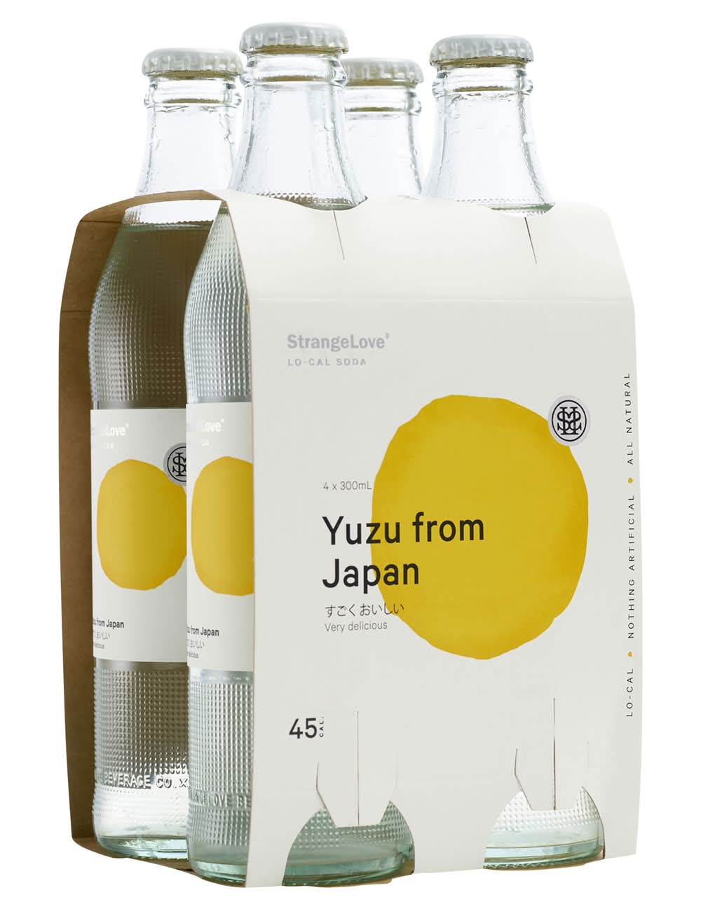 Strangelove Yuzu From Japan Bottle 300mL x Pack 4