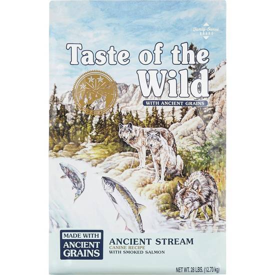 Taste of the Wild Ancient Stream Smoked Salmon & Ancient Grain Recipe Dry Dog Food (14 lbs)