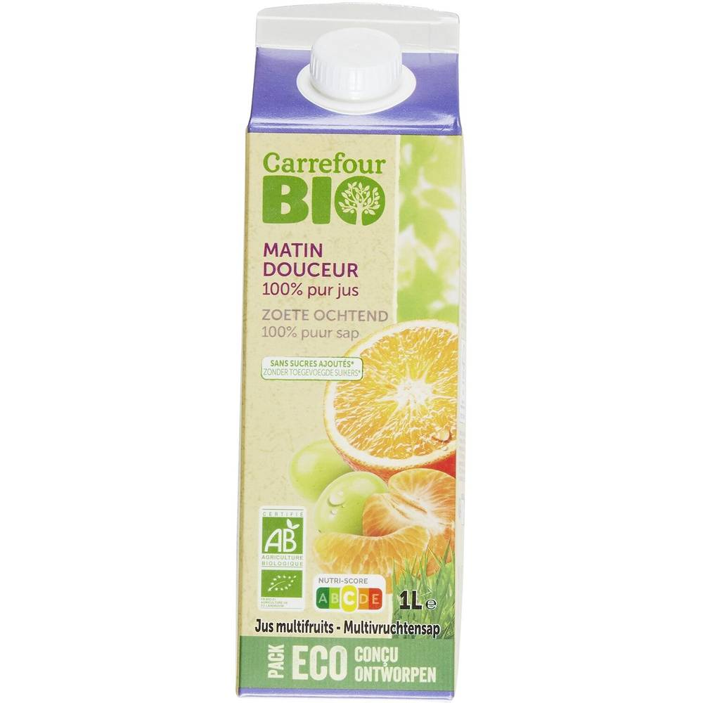 Carrefour Bio - Jus de fruits matin douceur (1 L)