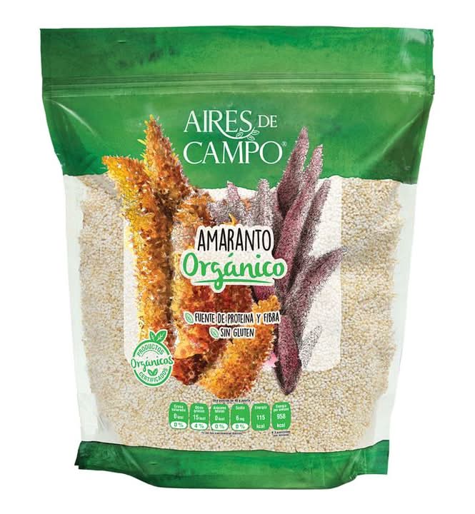 Aires de Campo · Amaranto orgánico tostado libre de gluten (250 g)