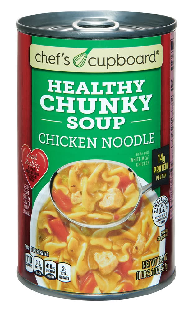 Chef's Cupboard Healthy Chunky Noodle Soup, Chicken (18.6 oz)