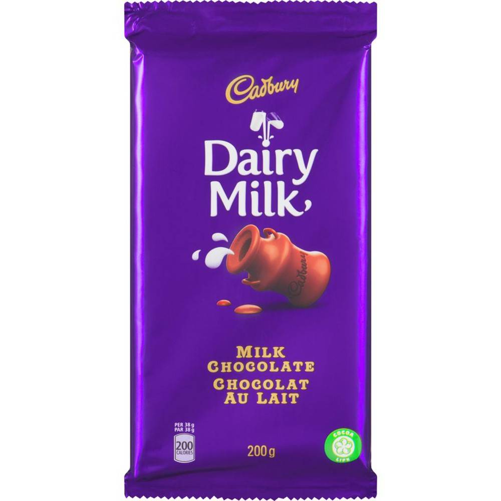 Cadbury Dairy Milk Chocolate Bar (200 g)