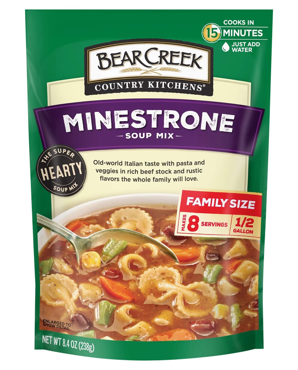 Bear Creek Family Size Soup Mix, Minestrone (8.4 oz)