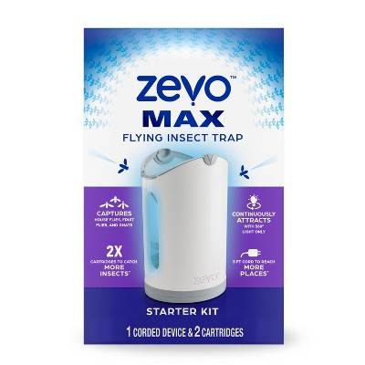 Zevo Max Flying Insect Trap Starter Kit, White