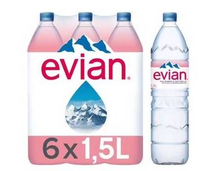 Eau Minérale Evian 6 x 1,5L