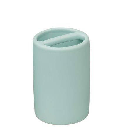 Mainstays porte-brosse à dents doux au toucher mainstays, aigue-marine (10 cm) - soft touch teal toothbrush holder (1 unit)