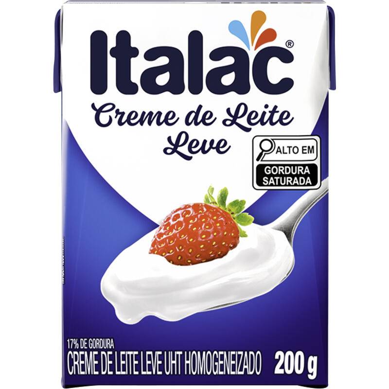 Italac creme de leite leve uht homogeneizado (200 g)