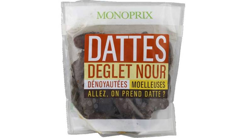 Dattes Déglet Nour Dénoyautées Barquette 200g - Boutique Maitre Prunille