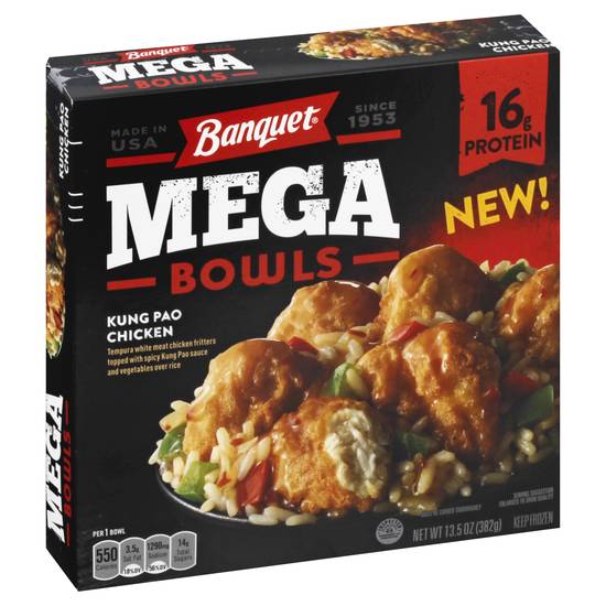 Banquet Mega Bowl Kung Pao Chicken (13.5 oz)