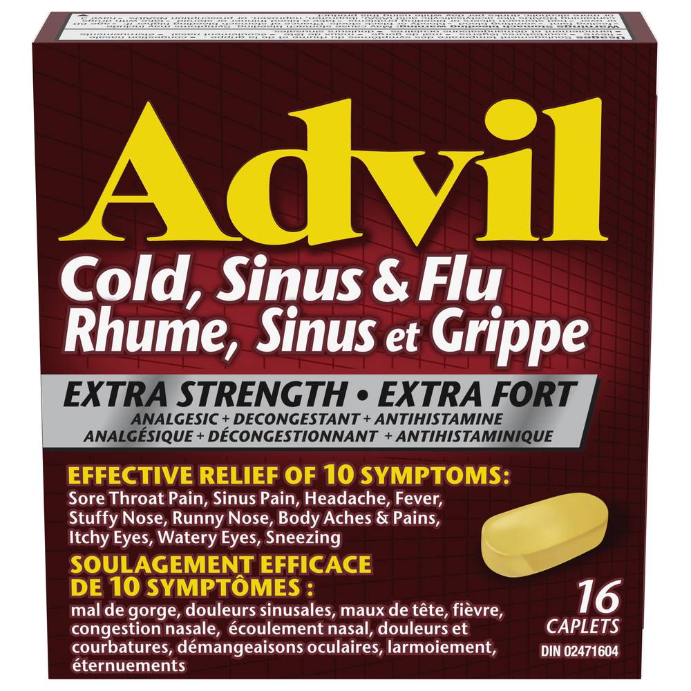 Advil Cold Sinus & Flu Extra Strength (16 ct)