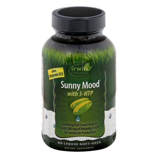 Irwin Naturals With 5-htp Liquid Soft-Gels Sunny Mood (80 ct)