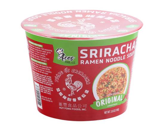 Aces Food · Original Sriracha Ramen Noodle Soup (3.8 oz)
