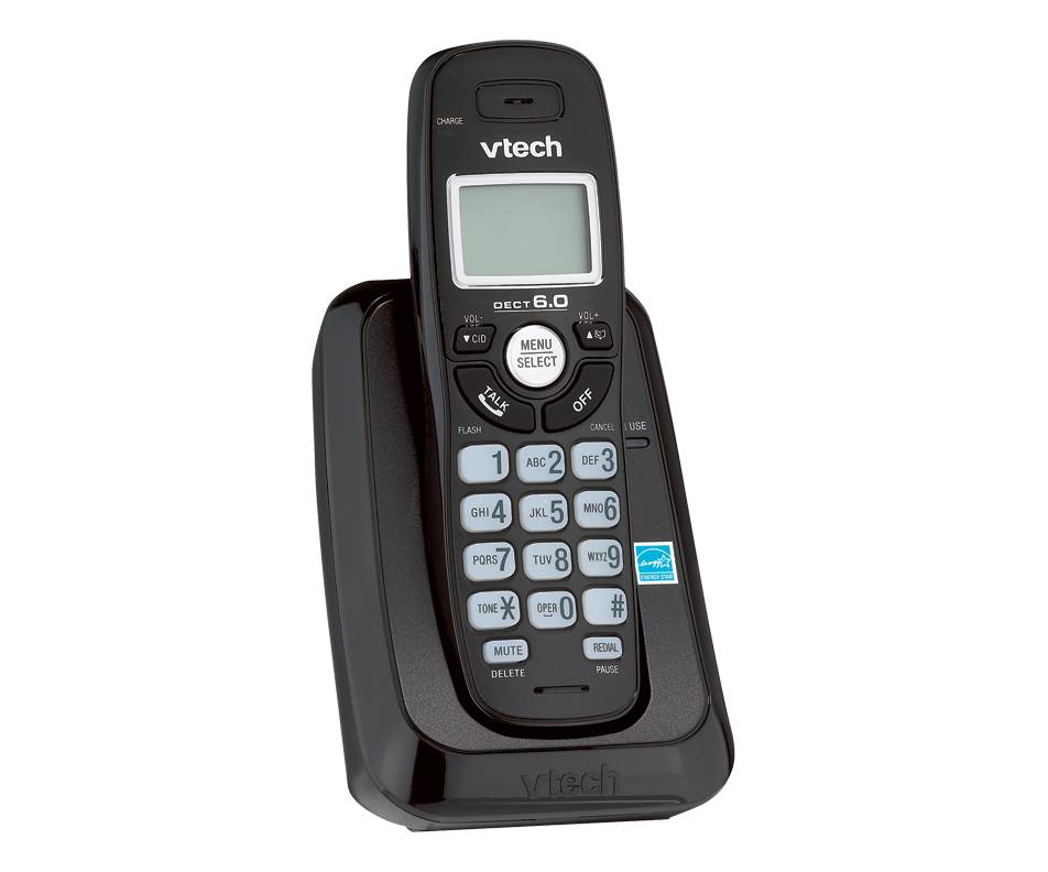 VTech Cordless Phone (1 unit, black)