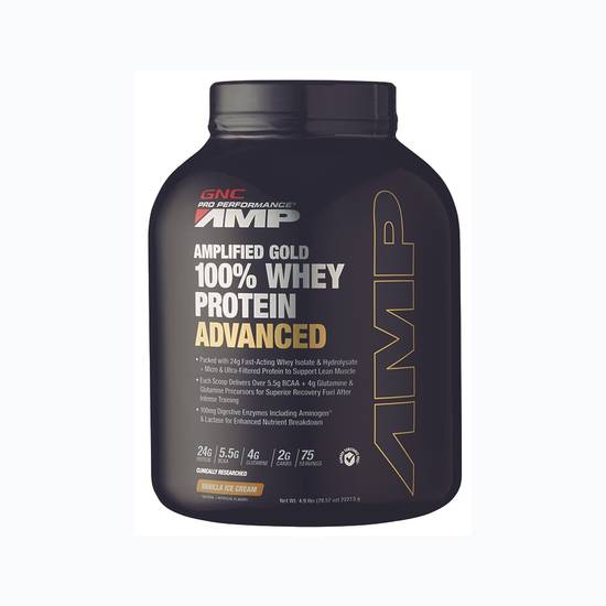 Amp 100% Whey Protein Advanced Vainilla