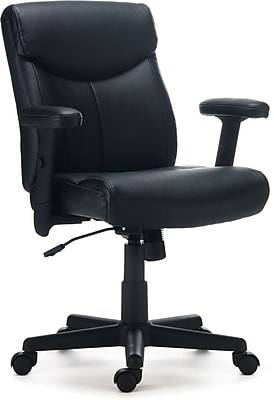 Staples Traymore Ergonomic Faux Leather Swivel Computer and Desk Chair