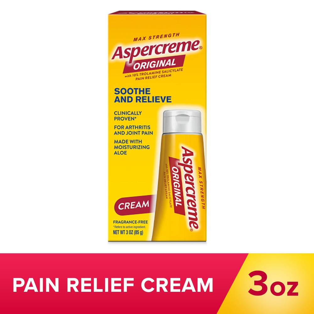 Aspercreme Original Pain Relief Cream, 3 OZ