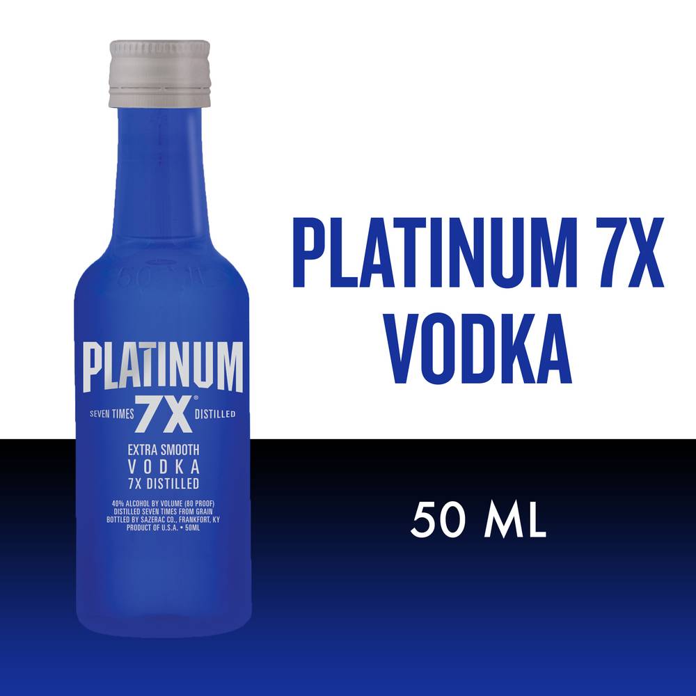 Platinum 7x Extra Smooth Vodka (50 ml)