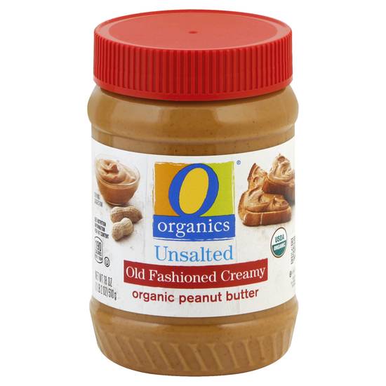 O Organics Old Fashioned Creamy Unsalted Peanut Butter