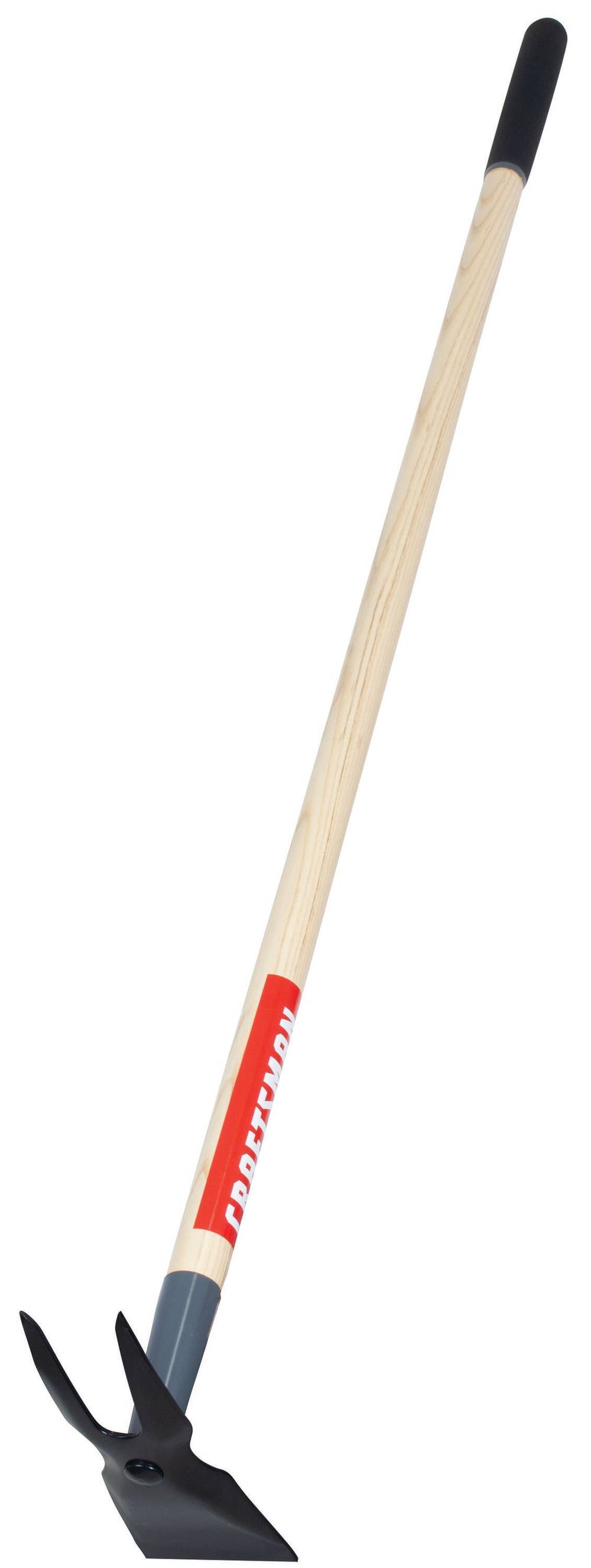 CRAFTSMAN 54-in Wood-Handle 2-prong Hoe | CMXMLBA1400