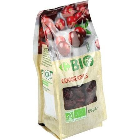 FID - Cranberries Bio CARREFOUR BIO - le sachet de 125g