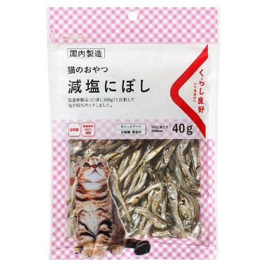 生活良好貓用減鹽小魚乾40g