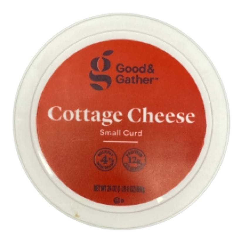 Good & Gather 4% Milkfat Small Curd Cottage Cheese (24 oz)