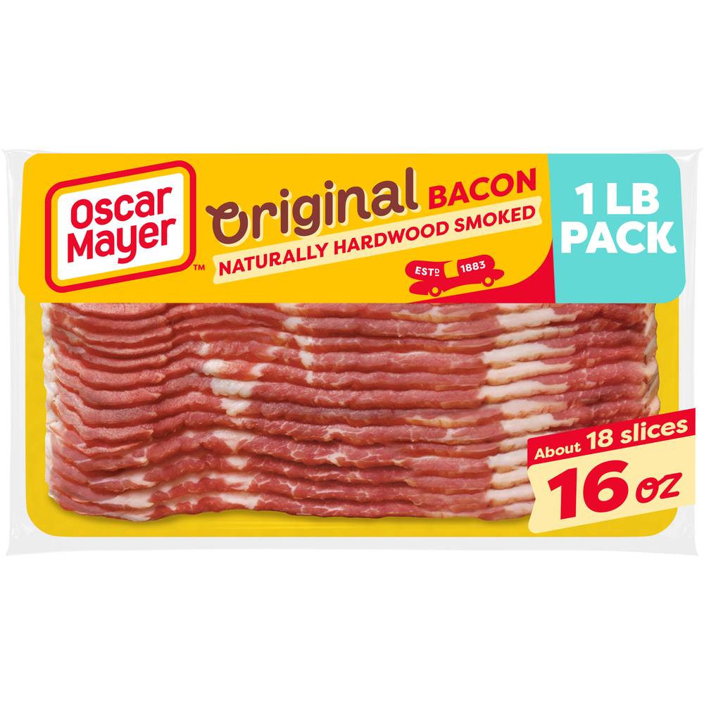 Oscar Mayer Naturally Hardwood Smoked Original Bacon