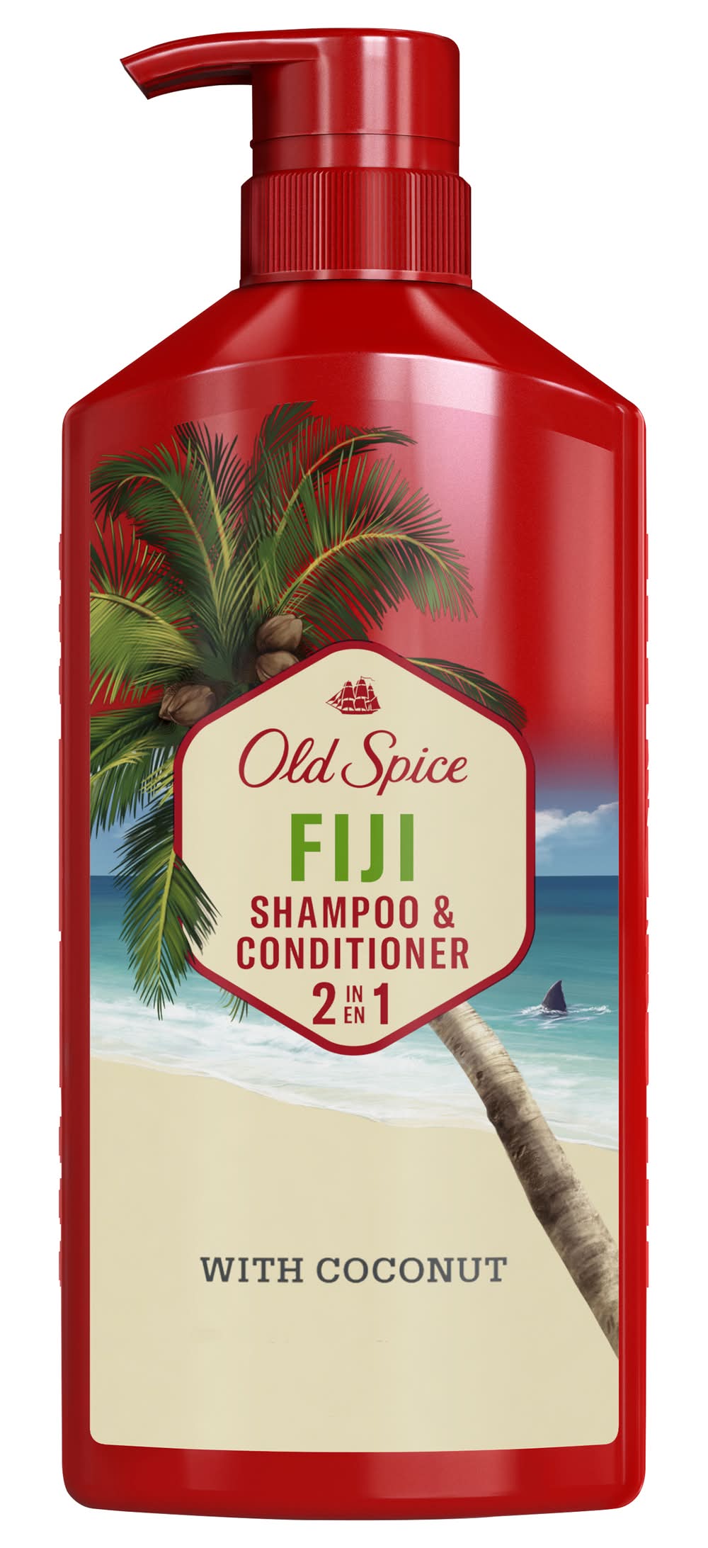 Old Spice Fiji With Coconut 2 in 1 Shampoo & Conditioner (21.9 fl oz)