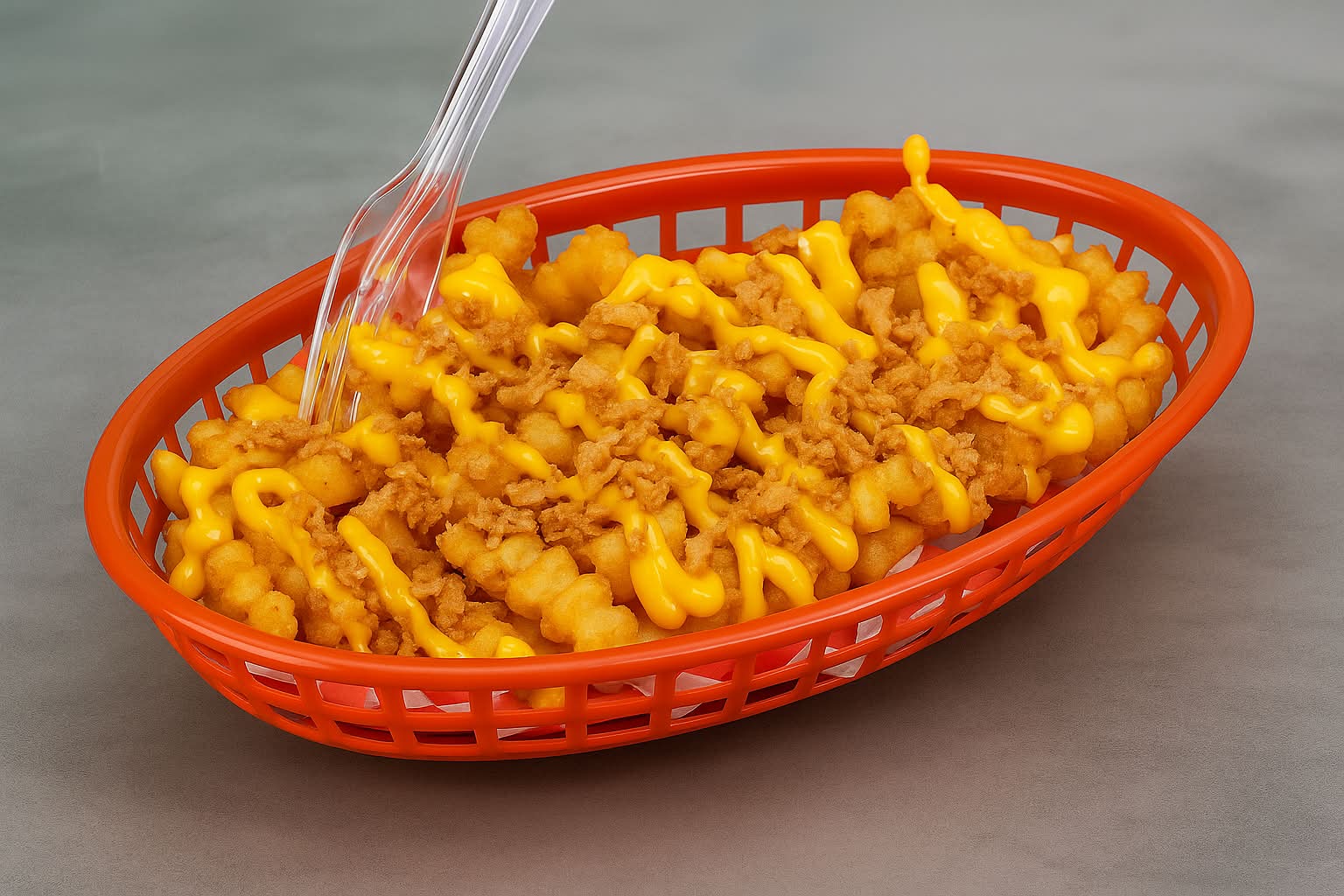 FRITES CHEDDAR OIGNON FRITS