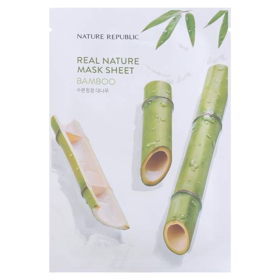 Nature Republic Real Nature Bamboo Mask Sheet (0.8 fl oz)