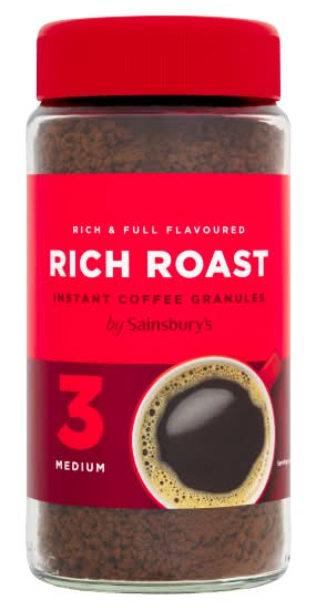 Sainsbury's Rich Roast Instant Coffee Granules (200g)