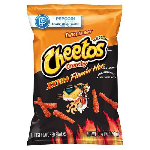 Cheetos Crunchy Cheese Flavored Snacks Xxtra Flamin' Hot - 3.25 oz