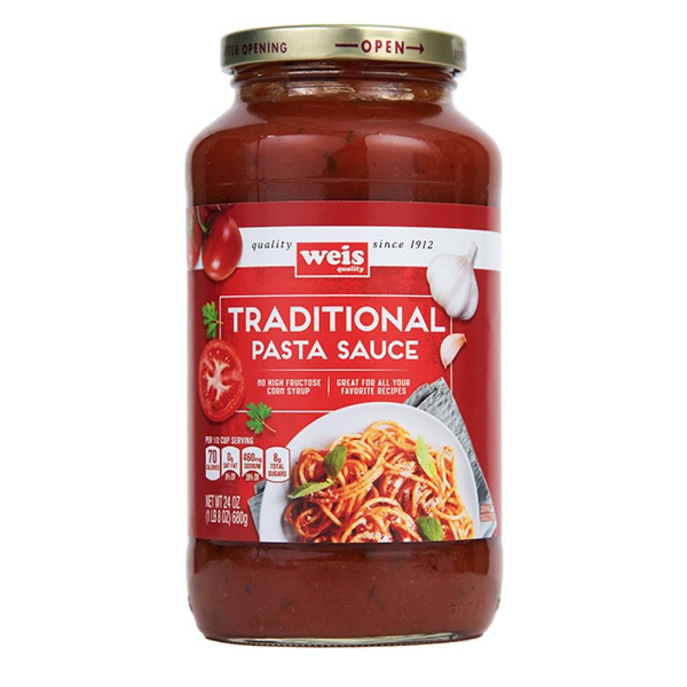 Weis Quality Pasta Sauce Classic Traditional