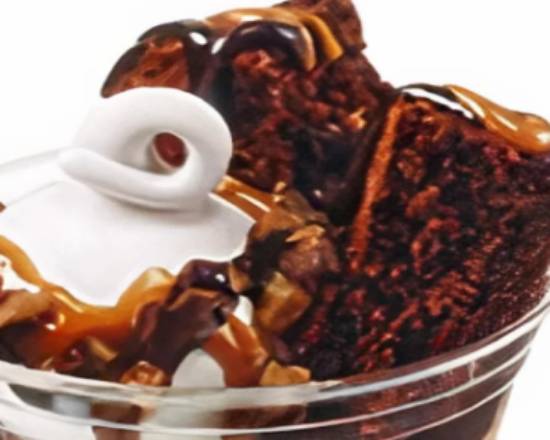 Heath Caramel Brownie Cupfection