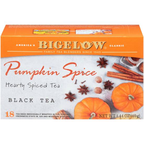 Bigelow Pumpkin Spice Black Tea (18 ct)