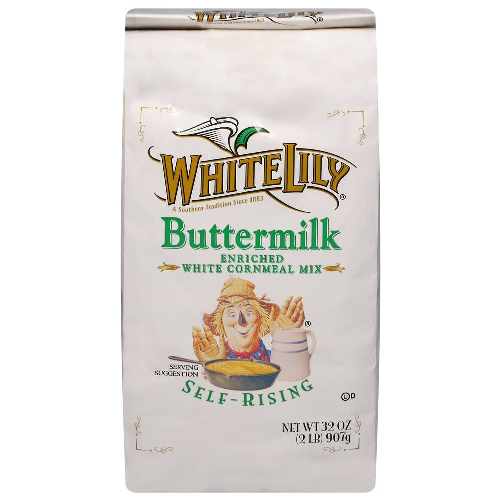 Martha White Self-Rising Buttermilk Enriched White Cornmeal Mix (2 lbs)