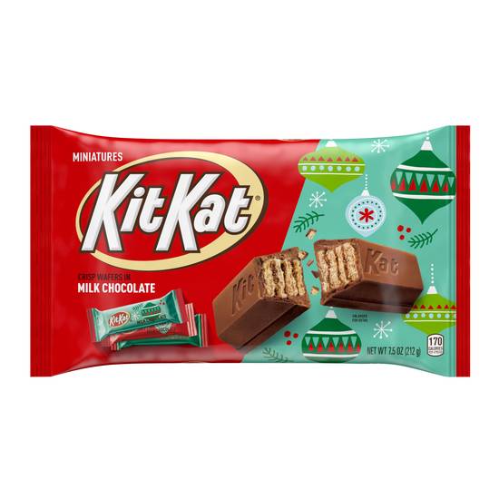 Order Kit Kat Mini With Holiday Foil - 7.5 oz food online from Rite Aid store, Oceanside on bringmethat.com