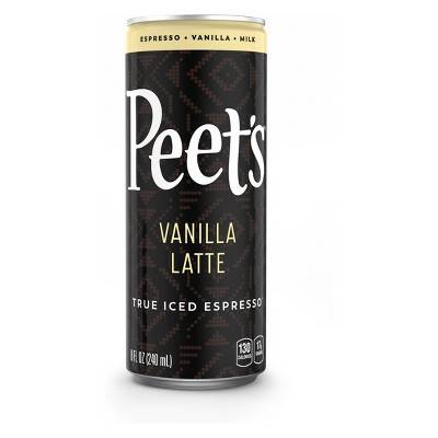 Peet's Coffee Vanilla Latte Iced Espresso (8 fl oz)