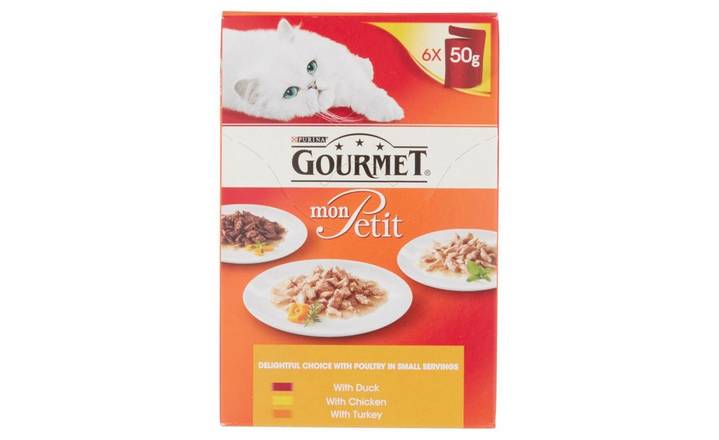 Gourmet Mon Petit Poultry 50g 6 Pack (391861)