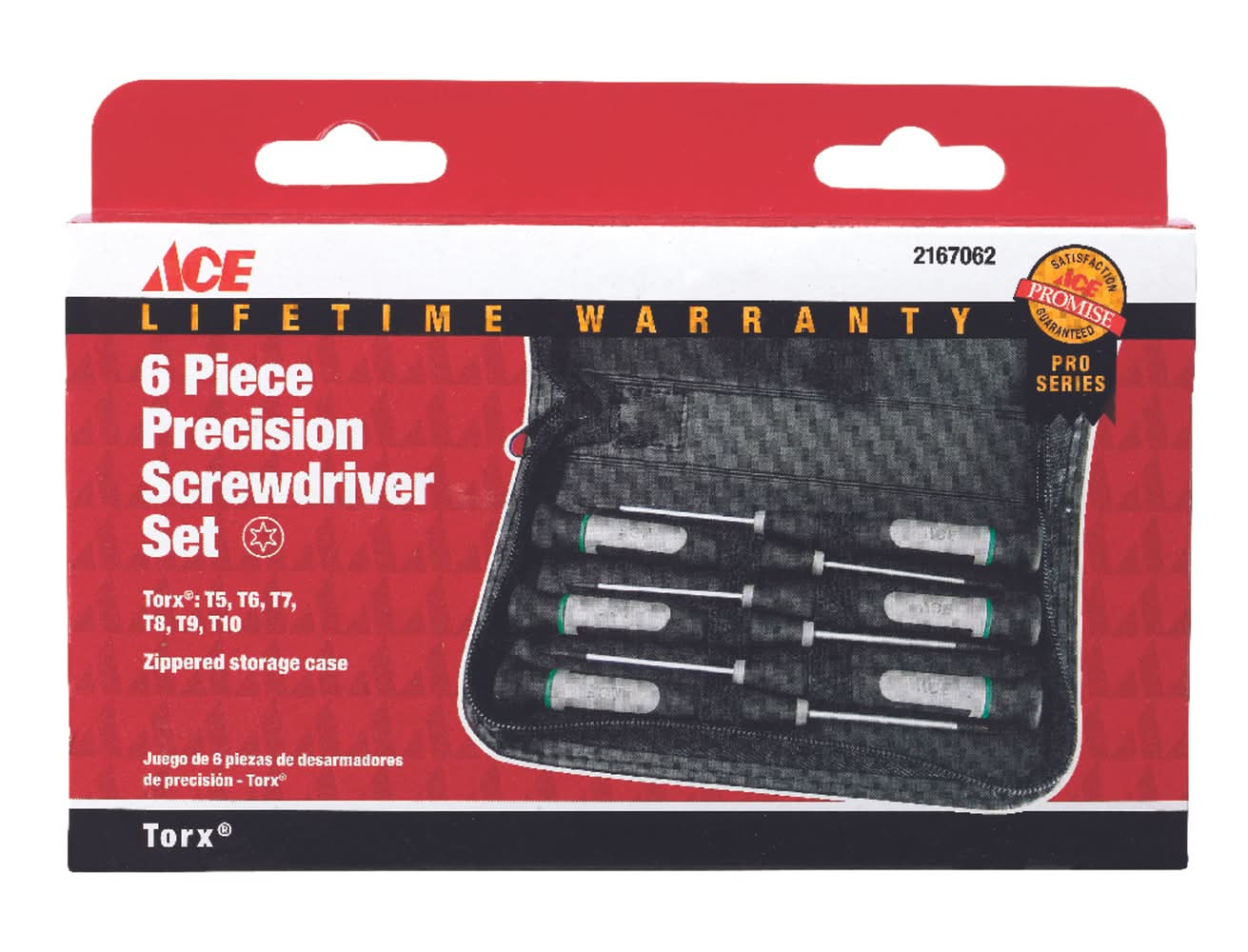 ACE 2-1/2 In. L Torx Precision Screwdriver Set 6 Pc