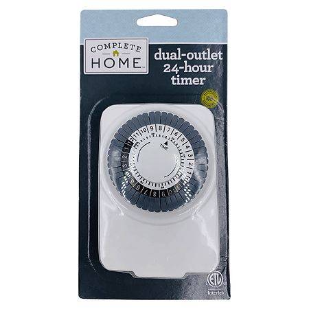 Complete Home Dual Outlet 24-hour Timer