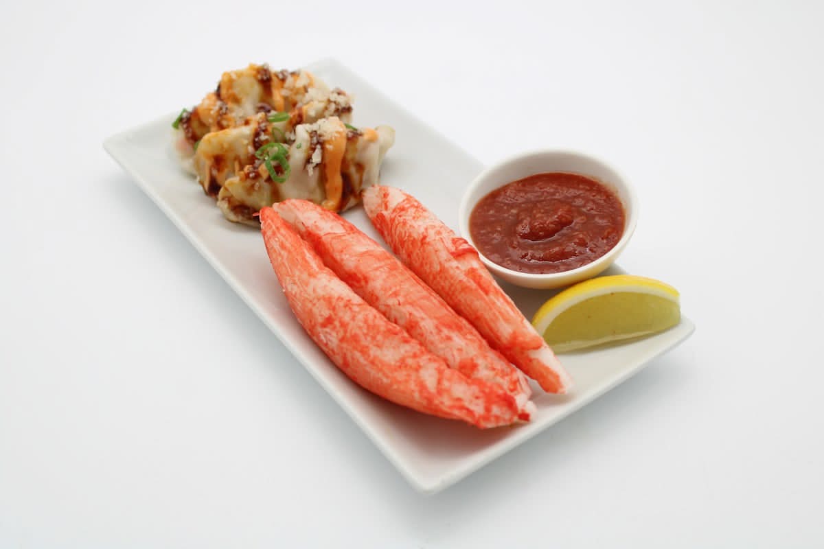 Chicken Loaded Dumpling and Snow Crab Legs