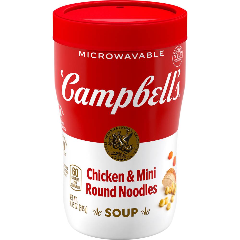 Campbell's Chicken & Mini Round Noodles Sipping Soup (10.75 oz)