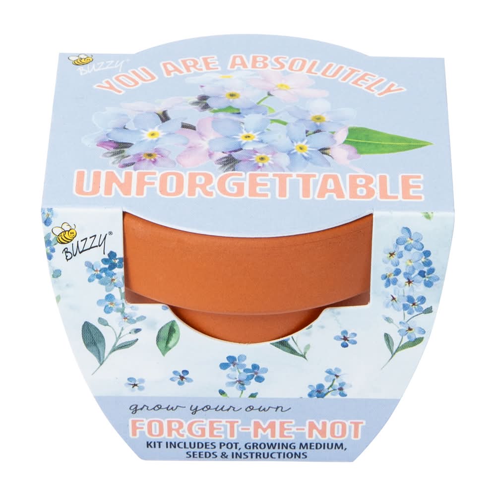 Mini Grow Your Own Plant Pot Kit Forget-Me-Not