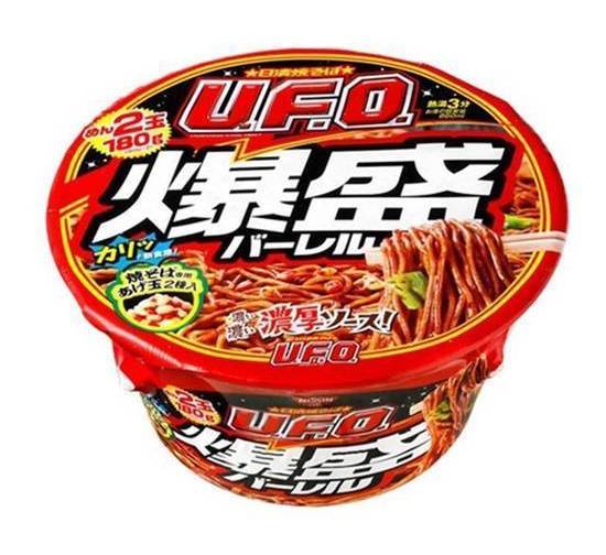 日清焼そばU.F.O. 爆盛バーレル 即席カップめん (223g)