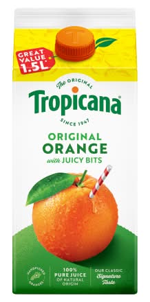 Tropicana Original Orange Juice With Bits Bigger Value pack (1.5L)