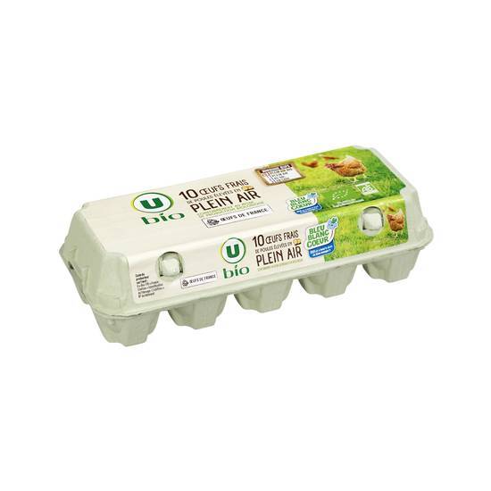 Les Produits U - Les produits  œufs bio plein air bleu blanc cœur