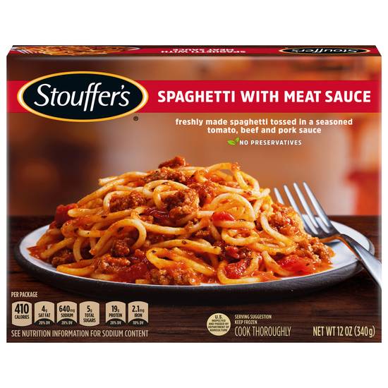 Stouffer's Spaghetti With Meat Sauce