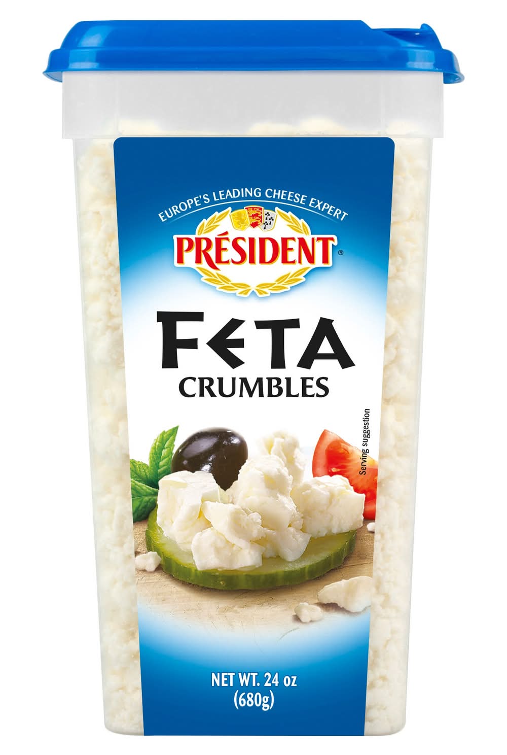 Président Feta Crumbles Cheese (24 oz)