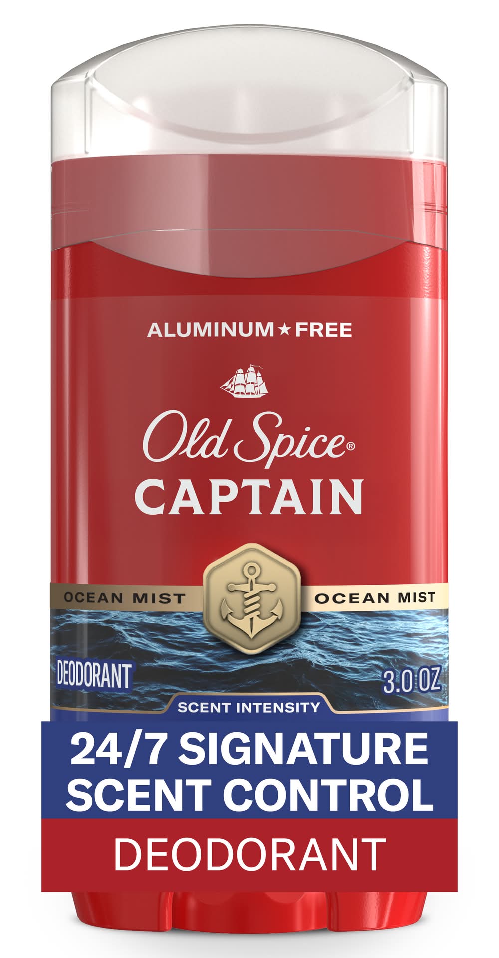 Old Spice Red Collection Deodorant, Captain, Men (3 oz)